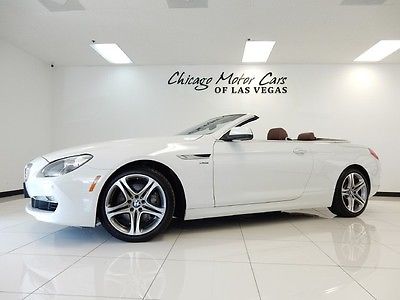 BMW : 6-Series 2dr Convertible 2012 bmw 650 i xdriveconvertible msrp 99 k luxury seating pkg cold weather wow