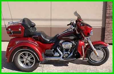 Harley-Davidson : Other 2012 flhtcutg trike tri glide ultra classic ember red merlot see our video