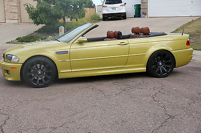 BMW : M3 Base Convertible 2-Door 2005 bmw m 3 convertible rare color combination low miles