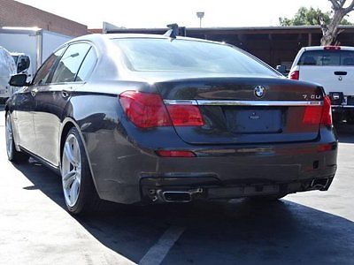 BMW : 7-Series  740iL  2012 bmw 7 series 740 il wrecked salvage fixer low miles loaded must see save