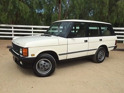 Land Rover : Range Rover County  1990 land rover range rover county collectors dream 1 owner rust free resto