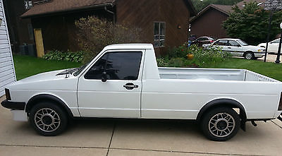 Volkswagen : Rabbit Truck VW MK1 Caddy Truck Rabbit Volkswagen Rare and Rust Free! Has A/C! Volkswagen