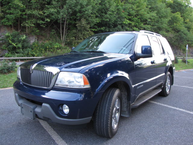 Lincoln : Aviator 4dr AWD SUV 2004 lincoln aviator awd leather navigation dvd system 3 rd seats clean carfax