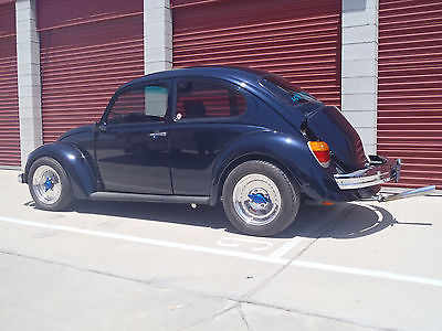 Volkswagen : Beetle - Classic Five pearl  mica dark forest Blue 74 vw bug must see to appreciate