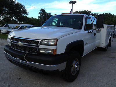 Chevrolet : Silverado 3500 W/T UTILITY BED 05 chevy 3500 1 ton drw 6.0 l vortec reading utility bed clean carfax serviced