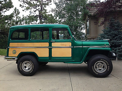 Willys : Other Woody station wagon 1955 jeep willys station wagon 4 wd restored and customized