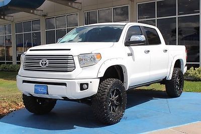Toyota : Tundra Platinum 2014 toyota tundra platinum loaded 6 lift 35 tires 20 wheels