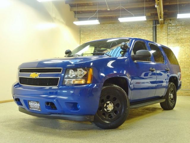 Chevrolet : Tahoe PPV 2WD 2010 tahoe ppv police pursuit 2 wd blue 128 k highway miles well kept nice