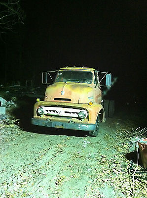 Ford : Other Pickups  unrestored C600 53 Cab-Over COE UNRESTORED 1953 FORD F RAT ROD PROJECT HYD