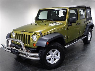 Jeep : Wrangler 4WD 4dr Unlimited X 2008 jeep wrangler unlimited x 4 wd black soft top running b aux cd a c 1 owner