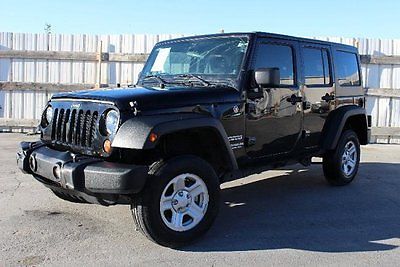 Jeep : Wrangler Unlimited Sport 4WD 2013 jeep wrangler unlimited sport 4 wd damaged rebuilder priced to sell l k