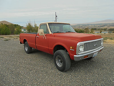 Chevrolet : C/K Pickup 1500 K10 1972 chevy k 10 4 x 4 350 350 desert pickup truck