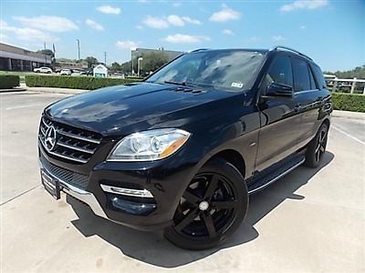 Mercedes-Benz : M-Class 2012 MERCEDES ML350 KEYLESS GO NAVI SNRF LTHR DRIV 2012 ml 350 4 matic navigation driver assist new tires extremly clean