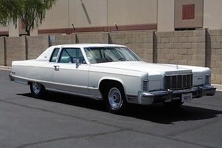 Lincoln : Continental COUPE Cartier Edition 1976 lincoln continental one owner well kept white on white old school classic