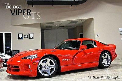 Dodge : Viper 2dr Coupe 2001 viper gts coupe 6 speed 18 wheels pioneer audio system morel speakers wow