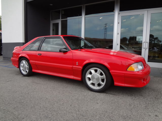 Ford : Mustang 1993 ford mustang cobra svt 9 k miles