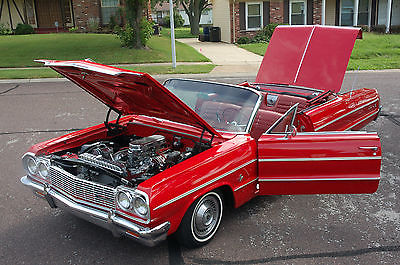 Chevrolet : Impala Base Convertible 2-Door 1964 chevy impala 409 convertible classic show car cruiser lowrider hot rod fast