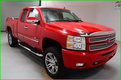 Chevrolet : Silverado 1500 LT 4x4 Extended cab Truck Leather seats Bedliner FINANCING AVAILABLE! 54k Miles Used 2013 Chevy Silverado 1500 4WD Pickup USB Aux
