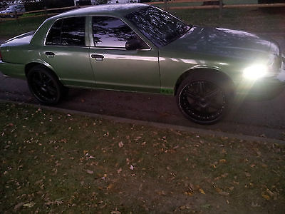 Ford : Crown Victoria police Interceptor 2003 ford crown victoria police interceptor sedan 4 door 4.6 l green crownvic 24 s