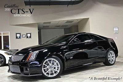 Cadillac : CTS 2dr Coupe 2012 cadillac cts v series coupe power sunroof navigation black on black