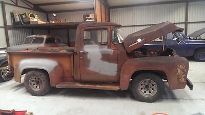 Ford : F-100 1956 ford f 100 short bed pickup 460 c 6 lot of new parts included f 100