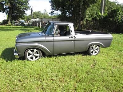 Ford : F-100 Custom 1961 ford f 100 factory fuel injected overdrive crown vic front suspension
