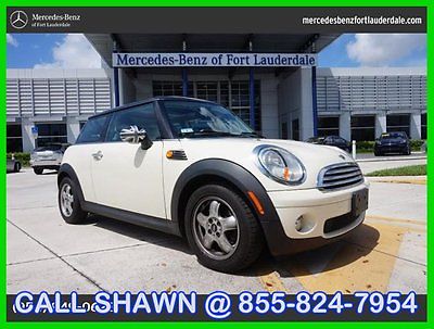 Mini : Cooper WE EXPORT, WE SHIP, WE FINANCE, ONLY 50,000 MILES 2009 mini cooper automatic white black great on gas fun to drive go crazy