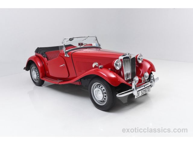 MG : T-Series 1952 mg td roadster nut and bolt restoration