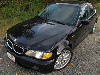 BMW : 3-Series Sport - CLEAN CARFAX - LOW MILEAGE 2002 black sport clean carfax low mileage
