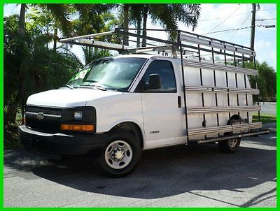 Chevrolet : Express 3500 CARGO VAN WITH OUTSIDE RACKS 2004 3500 cargo van with outside racks used 6 l v 8 16 v automatic rwd