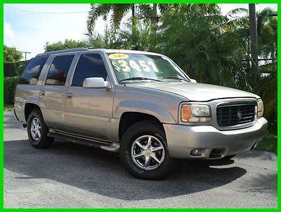 Cadillac : Escalade 4WD SUV 2000 4 wd suv used 5.7 l v 8 16 v automatic 4 wd suv onstar bose