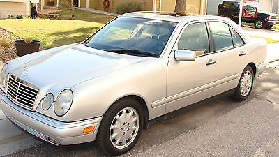 Mercedes-Benz : 300-Series Sharp!  Silver, E320, 132K miles, All leather, Sunroof, Body good , Newer tires
