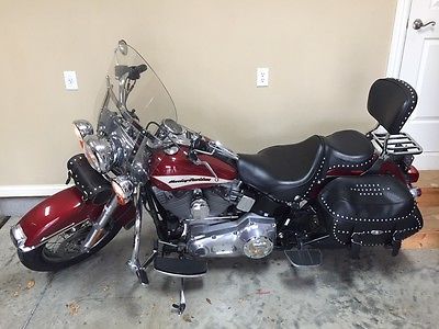 Harley-Davidson : Softail 2006 harley davidson softail heritage motorcycle cruiser low miles with extras