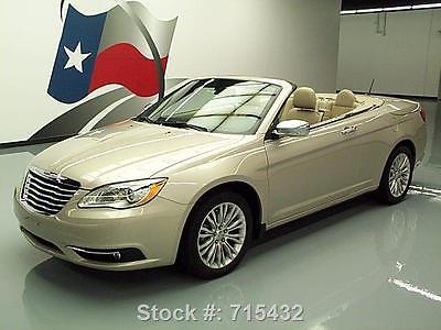 Chrysler : 200 Series LTD CONVERTIBLE HTD LEATHER NAV 2013 chrysler 200 ltd convertible htd leather nav 11 k 715432 texas direct auto