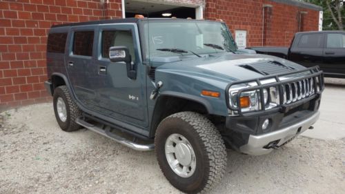 Hummer : H2 Base Sport Utility 4-Door 2008 hummer h 2 6.2 liter vortec 4 wd minor damage leather interior heated 89 k