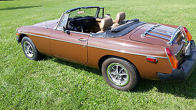 MG : MGB 1980 mgb convertable roadster from museum 24 k original miles