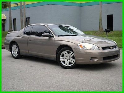Chevrolet : Monte Carlo LT COUPE AUTOMATIC LEATHER INTERIOR 2006 lt coupe automatic leather interior used 3.9 l v 6 12 v automatic fwd coupe