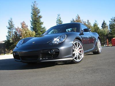 Porsche : Cayman S Porsche Cayman S Dark Metallic Gray with Terracotta leather interior