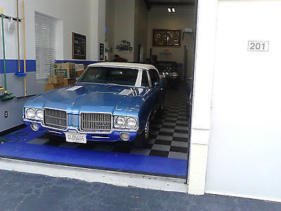 Oldsmobile : Cutlass supreme convertibile 1971 cutlass supreme convertible 454 engine blue interior