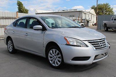 Nissan : Sentra SV 2014 nissan sentra sv wrecked project clean title economical low miles save
