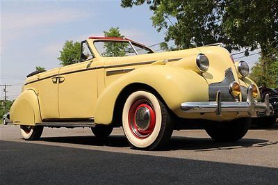 Buick : Other Red 1939 buick phaeton convertible very rare beautiful car