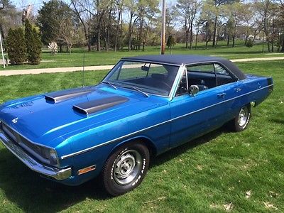 Dodge : Dart Swinger 1970 dodge dart swinger hardtop 2 door b 5 blue street strip