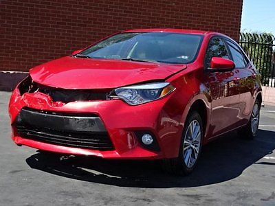 Toyota : Corolla LE 2014 toyota corolla le damaged salvage only 6 k miles economical nice unit l k