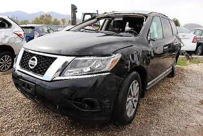 Nissan : Pathfinder SL 4WD 2014 nissan pathfinder sl 4 wd wrecked damaged fixer priced to sell wont last