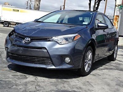 Toyota : Corolla LE Sedan 2015 toyota corolla le damaged rebuilder only 4 k miles economical priced to sell