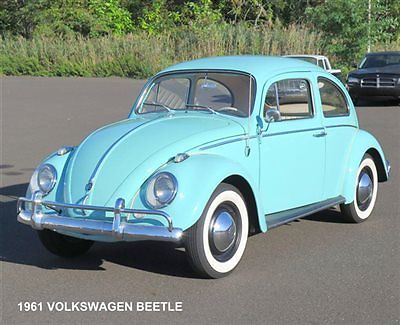 Volkswagen : Beetle - Classic classic vintage VW Bug 1600cc 4 speed manual transmission restored
