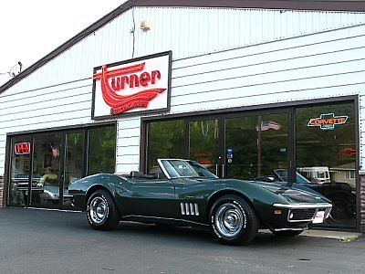 Chevrolet : Corvette Convertible 1969 corvette stingray convertible original 300 hp 4 speed