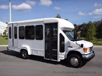 Ford : E-Series Van Base Cutaway Van 2-Door 2004 ford e 350 wheelchair shuttle bus florida van 9 passenger 5.4 l v 8 limo e 250