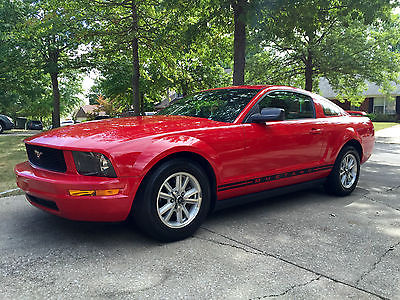 Ford : Mustang Base Coupe 2-Door 2006 ford mustang coupe torch red 78000 miles 2 door 4.0 l