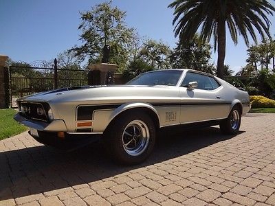 Ford : Mustang Mach 1 1972 ford mustang mach 1 automatic 351 fully restored 40 k original miles